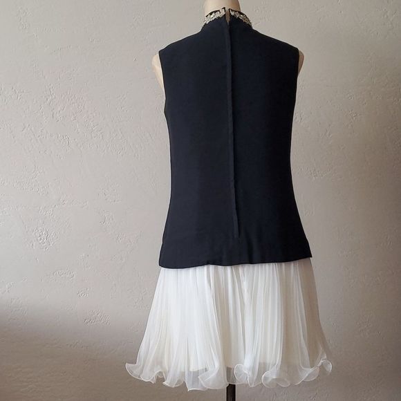 Amazing vintage 60s MOD holiday cocktail dress size  11 - Picture 5 of 10